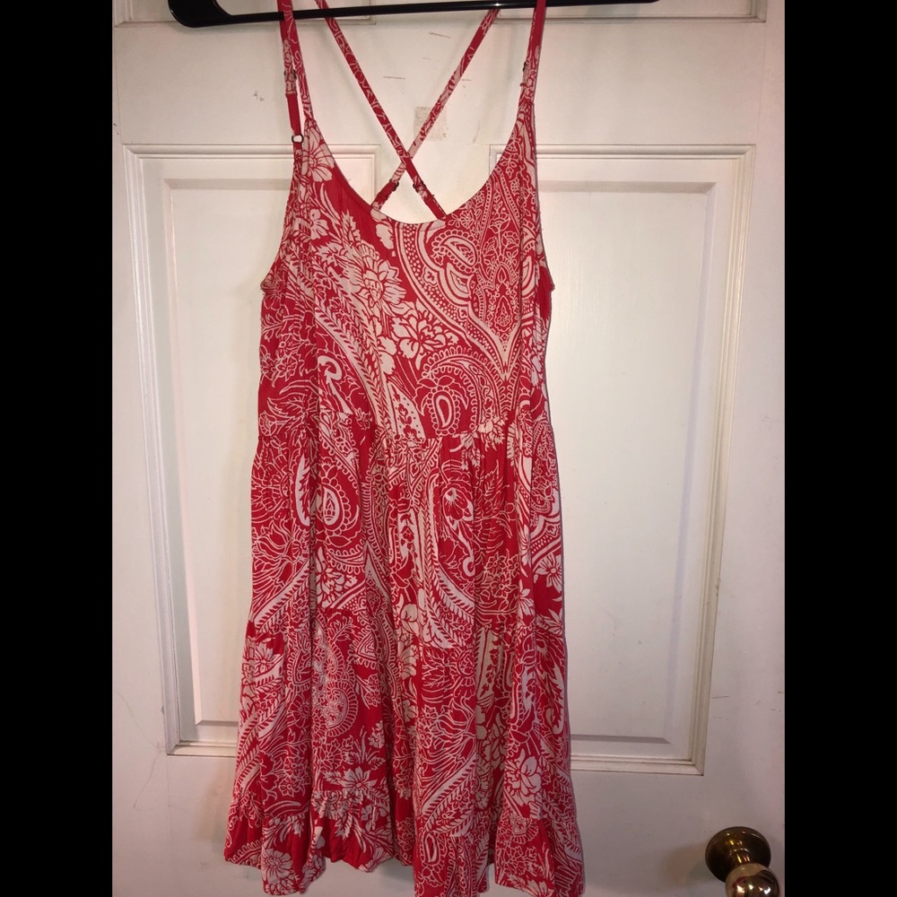 flowy backless dress